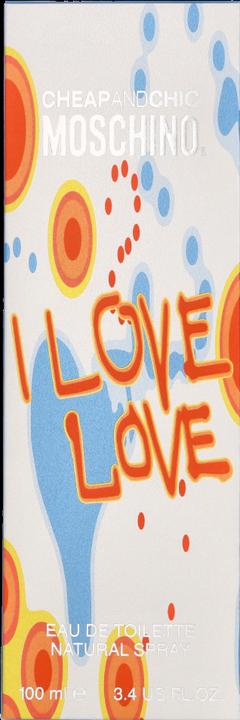 Actual product image Moschino I Love Love (Eau de toilette, 100 ml)