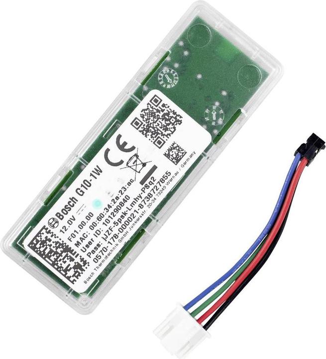 Actual product image Bosch Home Comfort Bosch WLAN Internet module G10-1W for Ele