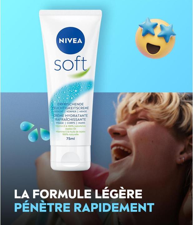 Actual product image NIVEA Soft Tube (Body cream, 75 ml)