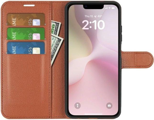 Produktbild MU Classic Litchi Leder Bookcover Series (Apple iPhone 16e)