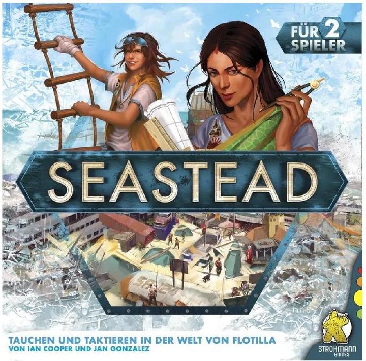 Produktbild Strohmann Games STR21005 - Seastead, Kartenspiel, 1-2 Spieler, ab 12 Jahren (DE-Ausgabe) (Deutsch)
