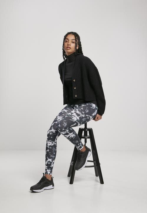 Actual product image Urban Classics Ladies Tie Dye Leggings (L)