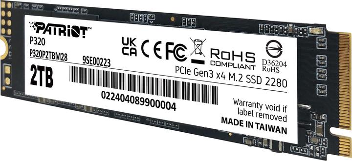 Nährwerte und Zutaten Patriot P320 (2000 GB, M.2 2280)