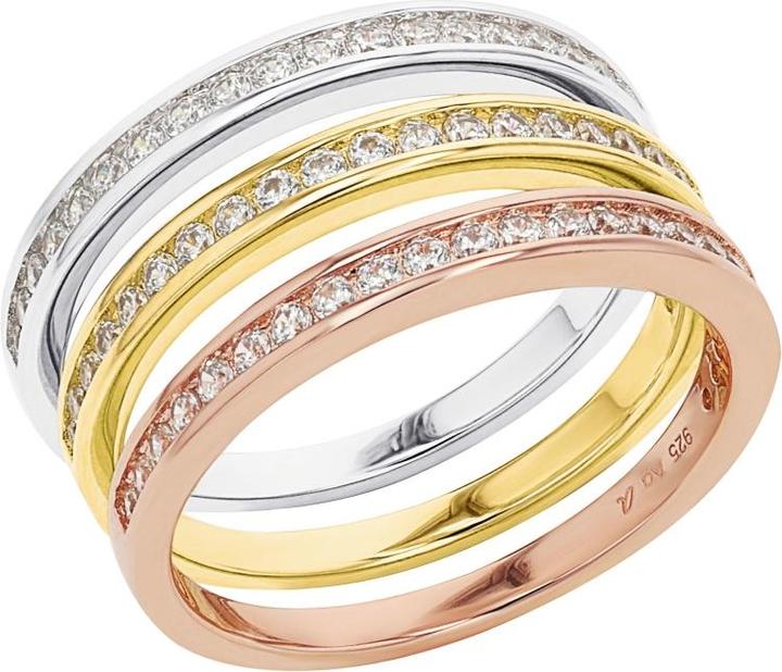 Immagine prodotto Amor Ringe für Damen, 925 Sterling Silber, Zirkonia synth. (56, 925 Argento)