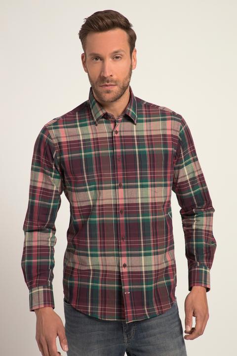 Produktbild JP1880 Karohemd, Langarm, Kentkragen, Modern Fit (3XL)