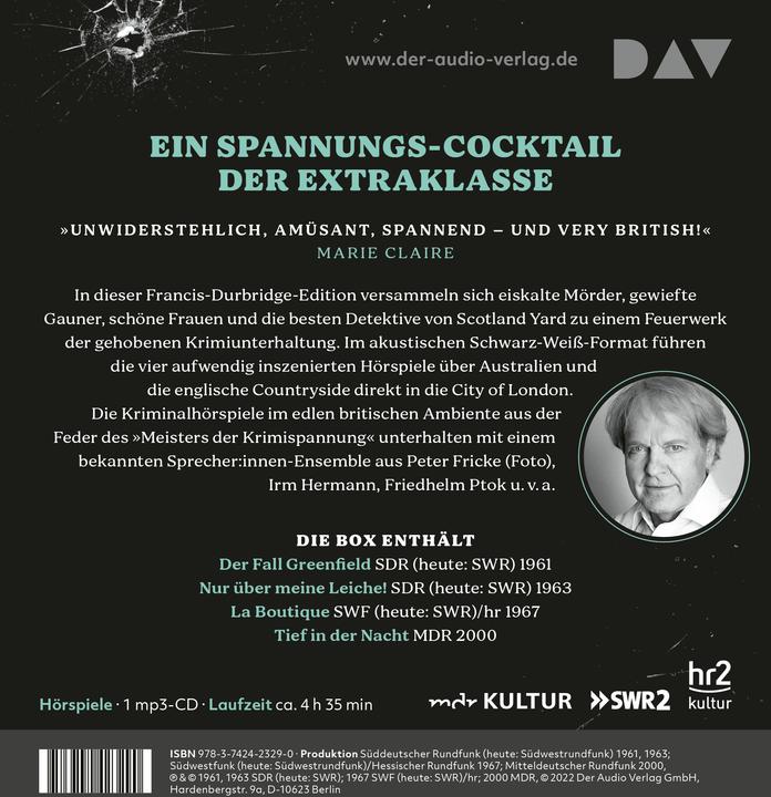 Produktbild Die Non-Paul-Temples (Francis Durbridge, Friedhelm Ptok, Peter Fricke, Irm Hermann, Marianne de Barde, Max Faber, Hanns Hammelmann, Deutsch)