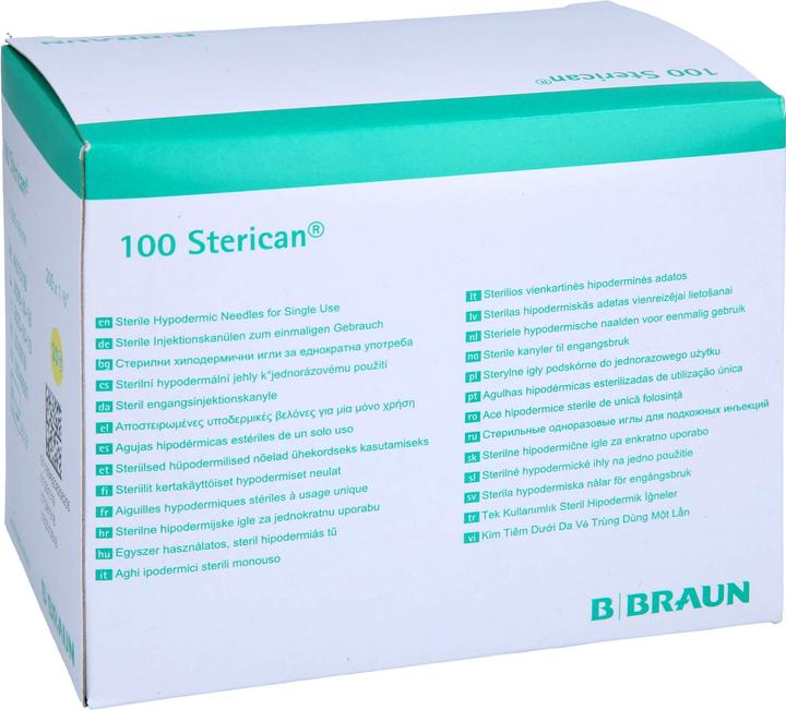 Produktbild B.Braun Nadel 20G 0.90 x 40mm gelb Luer, 100 Stück