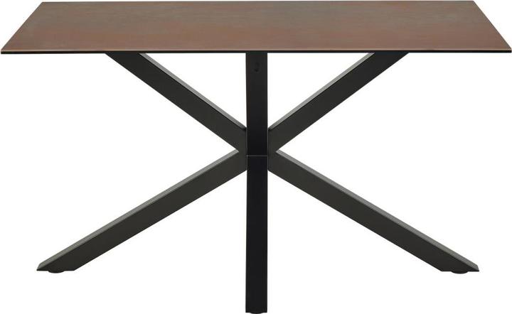 Actual product image AC Design Heaven Esstisch schwarz Fairbanks rauhe Keramik