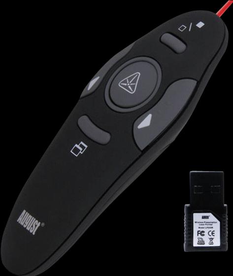 Actual product image August LP205R Presenter with laser pointer
