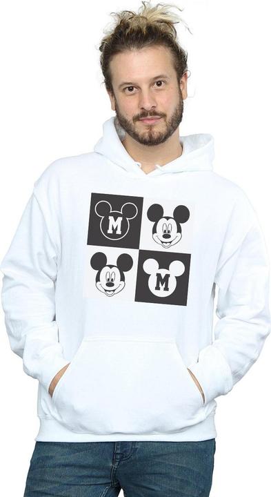 Produktbild Disney Mickey Mouse Smiling Squares Kapuzenpullover (M)