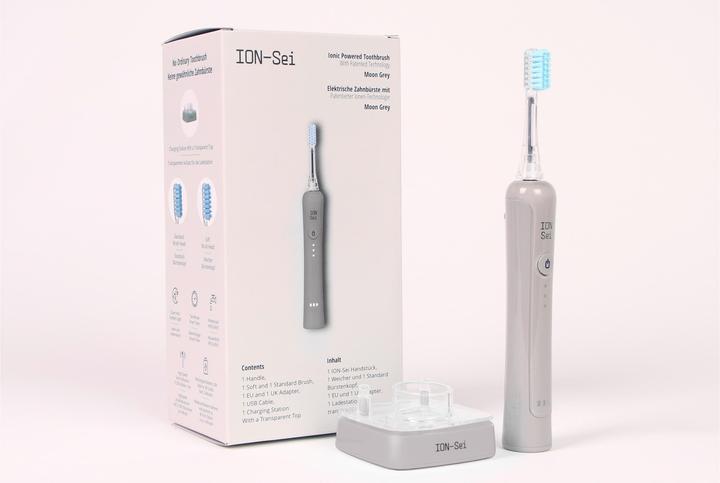 Produktbild ION-Sei IET01DW Ionen-Zahnbürste, Moon Grey (Schallzahnbürste)
