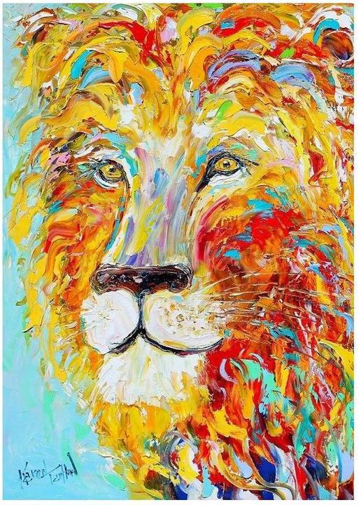 Image du produit Enjoy Puzzle ENJOY-1416 - Lion coloré, puzzle, 1000 pièces (1000 pièces)