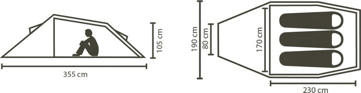 Produktbild Stoic FästaSt. 3P (Tunnelzelt, 2.56 kg, 3 Personen)