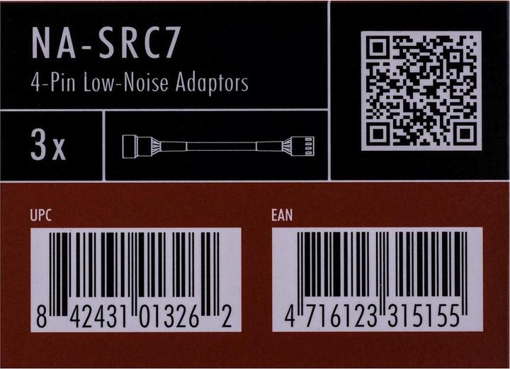 Nutritional values and ingredients Noctua NA-SRC7 low-noise adapter set