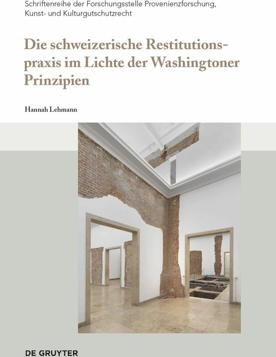 Actual product image Lehmann:Die schweizerische Restitutions (German, Hannah Lehmann, 2024)