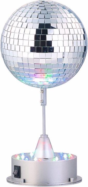 Image du produit Lunartec Boule disco auto-rotative 2 fois avec base
