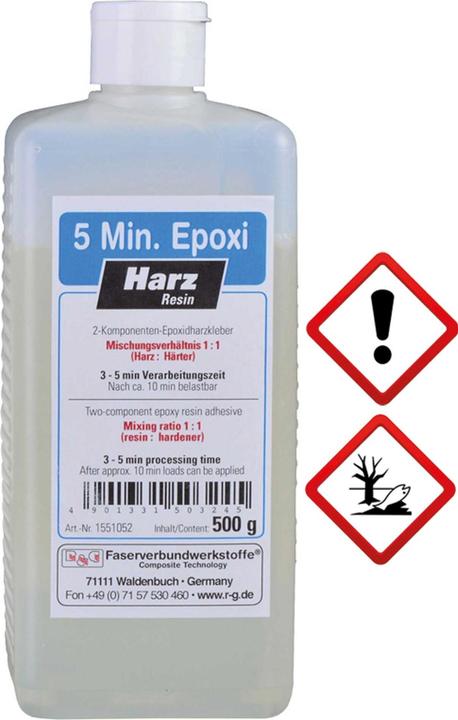 Produktbild R&G 5 min.-epoxi (harz) flasche/ 500 g (500 g)