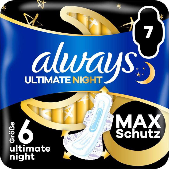 Always Ultimate Night (7 x, Sanitary pads)