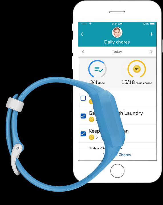 Actual product image Garmin Vivofit jr. 3 Blue Stars (20 mm)