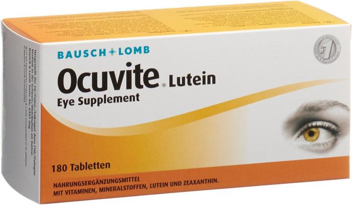 Bausch + Lomb Lutein Tablette (180 Stück, Tabletten, 145 g)