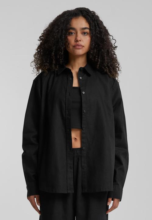 Actual product image Urban Classics Ladies Linen Mixed Oversized Shirt - 165597 (3XL)