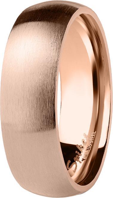 Star Piercing Ring rosegold gebürstet (Chirurgenstahl 316L, ohne Messing)