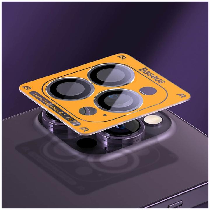 Actual product image Baseus Lens Protector Glare Repelling Corning for iPhone 14 Pro/14 Pro Max (80 Piece, Apple iPhone 14 Pro)