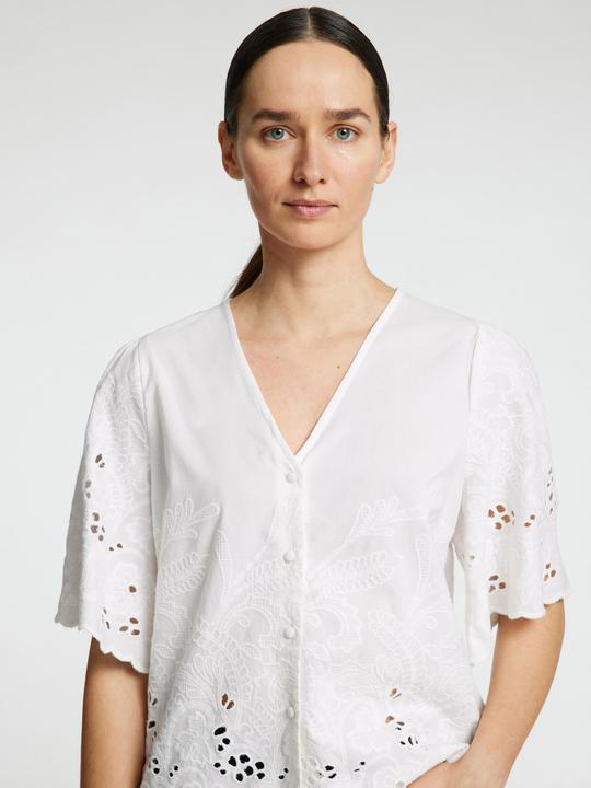Produktbild Selected Femme Slfdahlia Ss Broderi Shirt Noos (38)