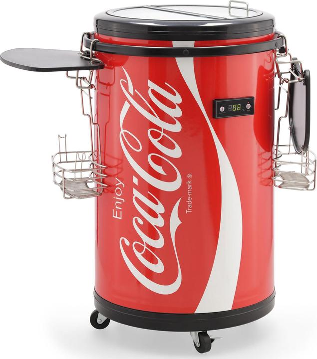 Produktbild Coca Cola SPC-88CC Party Cooler, 50L, 4 Laufrollen, LED-Display (50 l)