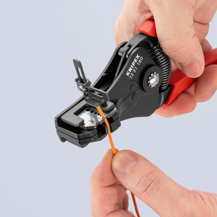 Immagine prodotto Knipex Pinza spelacavi con lame sagomate 12 21 180 (180 mm)