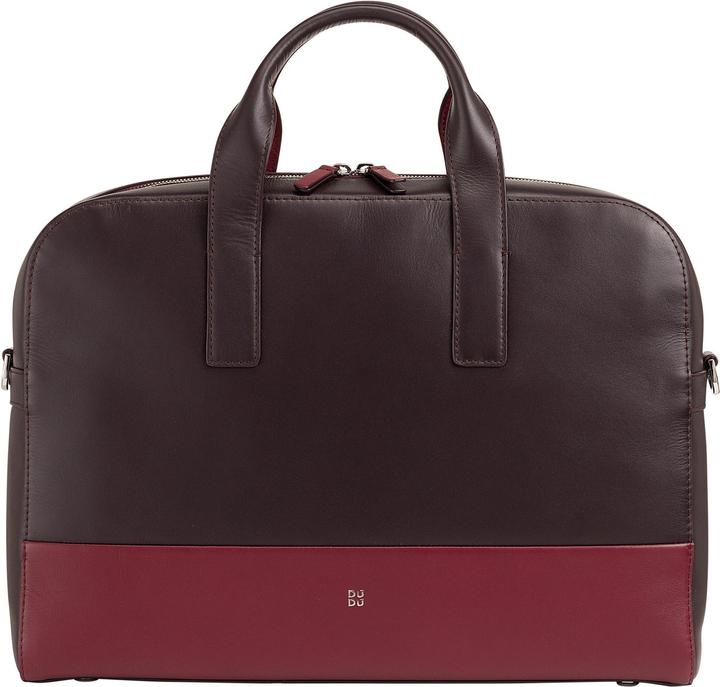 Actual product image Dudu Berlino briefcase leather 39 cm laptop compartment (14")