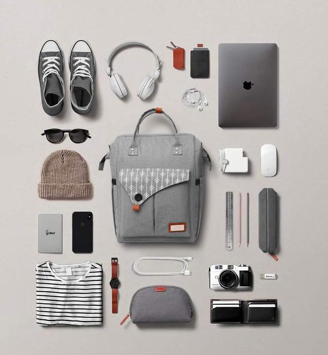 Produktbild Rjeu Laptoprucksack mit USB-Anschluss