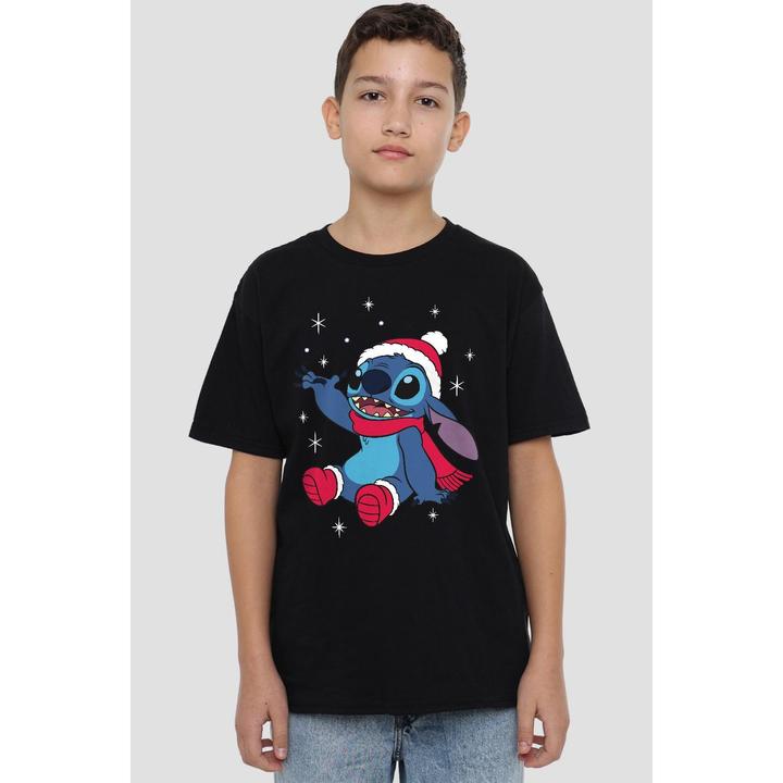 Produktbild Lilo & Stitch TShirt weihnachtliches Design (128)