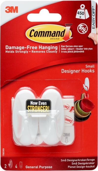 3M Command små designerkroge 17082