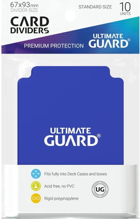 Ultimate Guard Kartentrenner Standardgrösse Blau 10