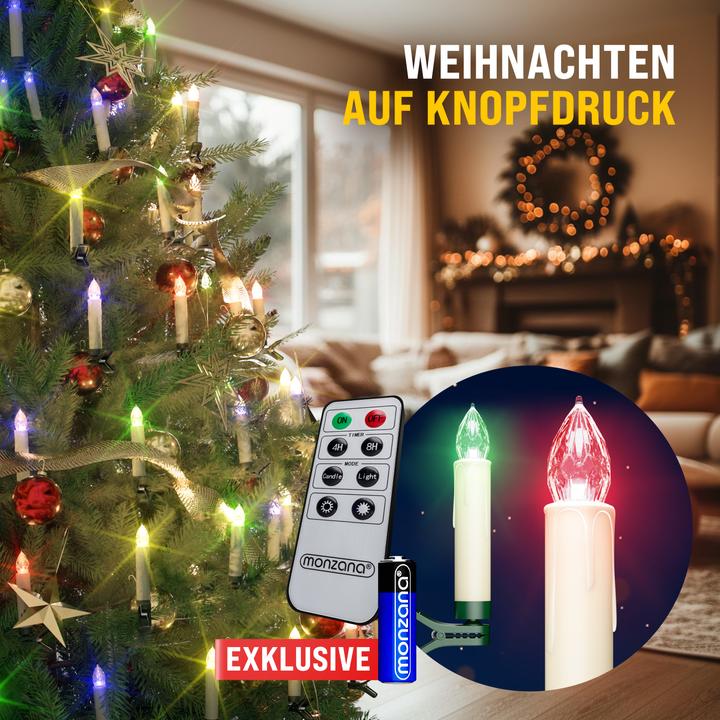 Produktbild Monzana Weihnachtsbaumkerzen (1 x)