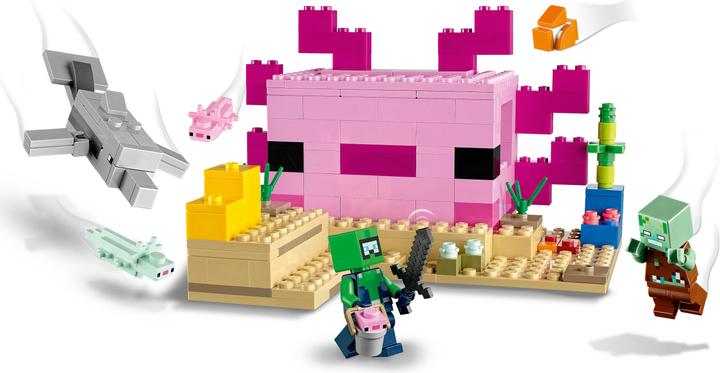 Produktbild LEGO Das Axolotl-Haus (21247, LEGO Minecraft)