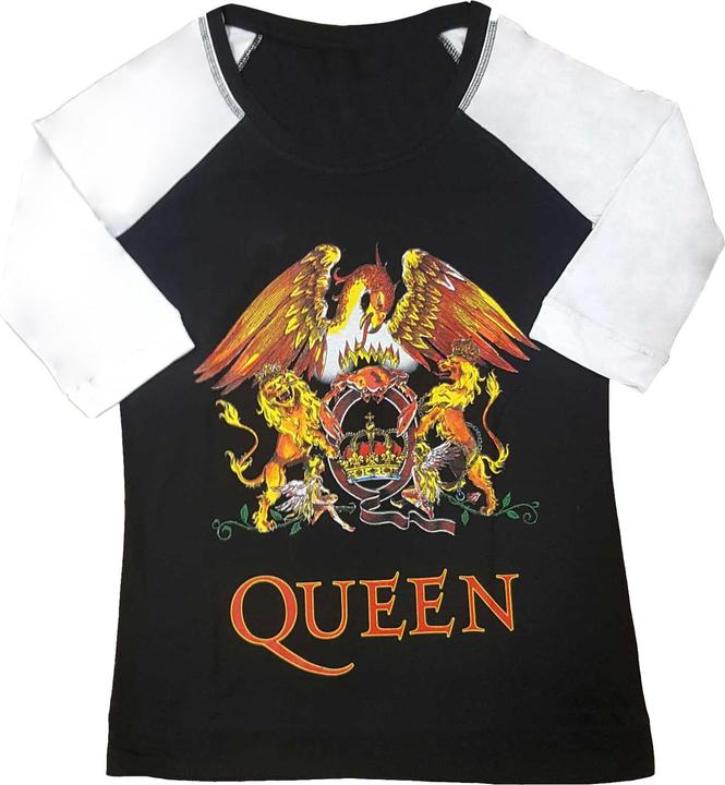 Queen Classic Crest Raglan T-shirt (4XL)