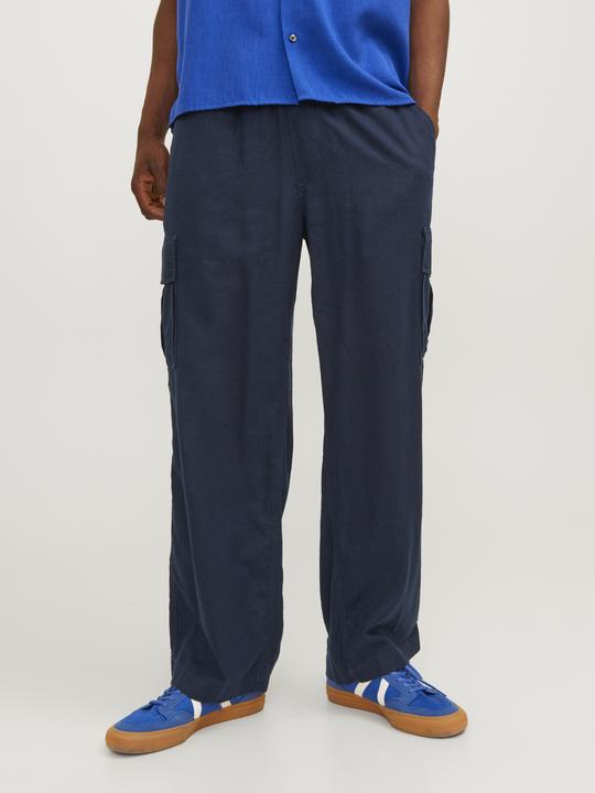 Actual product image Jack & Jones Jpstbill Jjnate Linen Blend Cargo Jogger (S)