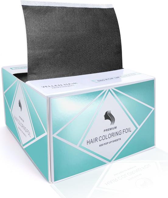 Vellen Hair Pop Up Folien 600 Stk. schwarz