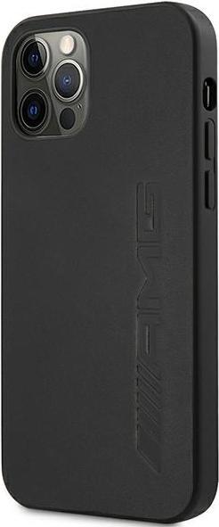 Image du produit Mercedes AMG AMHCP12MDOLBK iPhone 12/12 Pro 6.1 "noir / étui rigide noir, cuir estampillé à chaud (Apple iPhone 12)