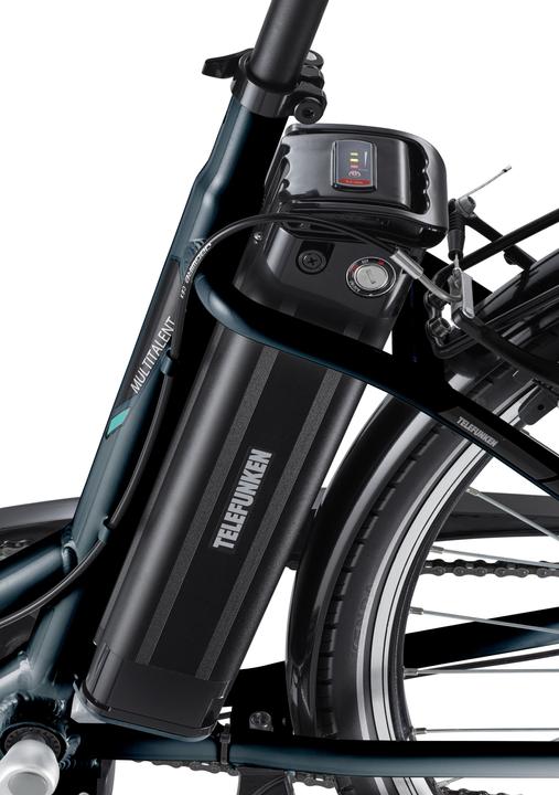 Produktbild Telefunken Multitalent RC830, City E-Bike, Motor power 250 W, Wheel size 28 ", Warranty 24 month(s), Anthracite (48 cm)