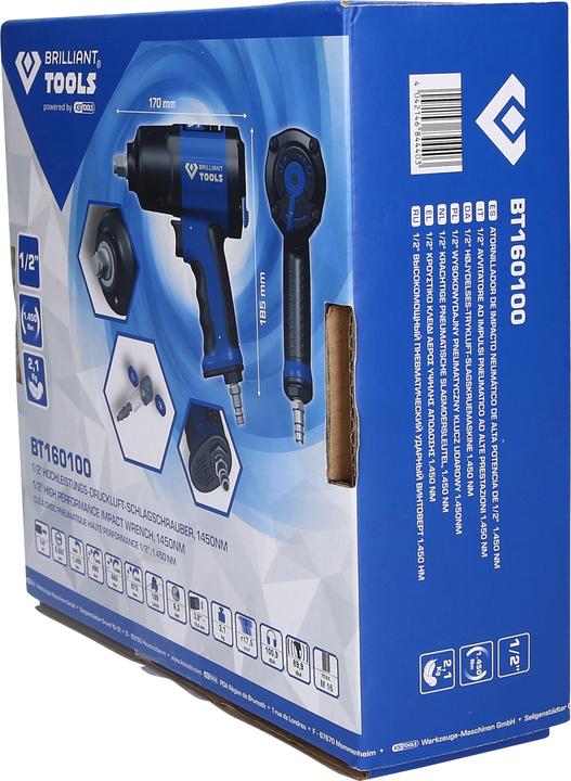 Produktbild Brilliant Tools Druckluft-Schlagschrauber (Druckluft)