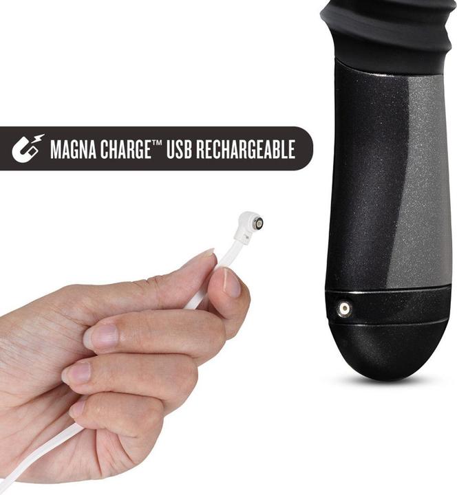Image du produit Blush Temptasia Lazarus Thrusting Dildo Schwarz