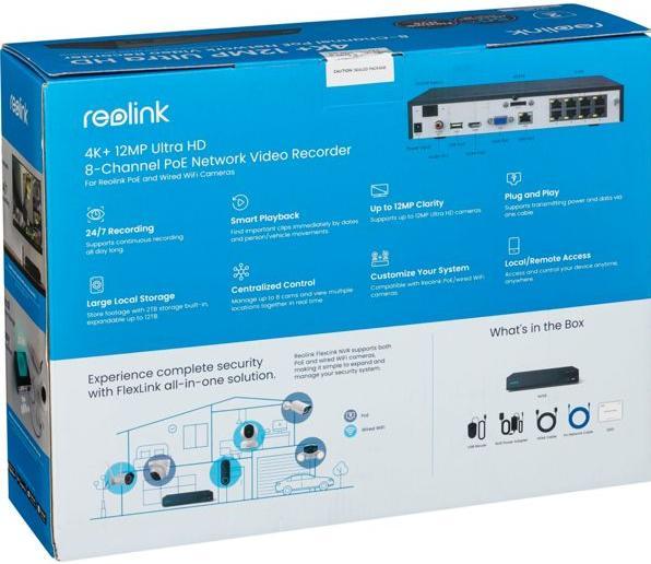 Produktbild Reolink NVS8 (Netzwerk Videorecorder (NVR))