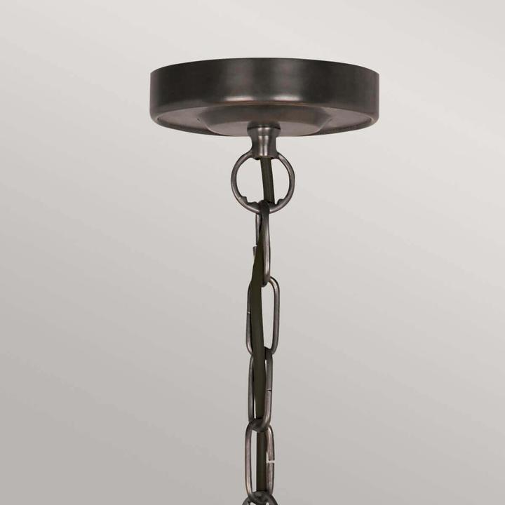 Actual product image Elstead Lighting Finsbury Park chandelier E14 triple old bronze