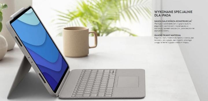 Image du produit Logitech Combo Touch (US, iPad Pro 12.9 2022 (6e génération), iPad Pro 12.9 2021 (5ème génération))