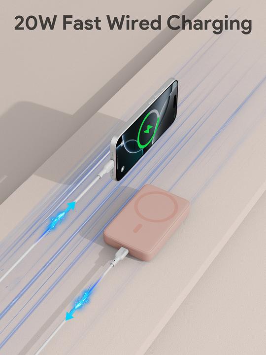 Actual product image Aukey MagFusion Slim (10000 mAh, 20 W, 37 Wh)