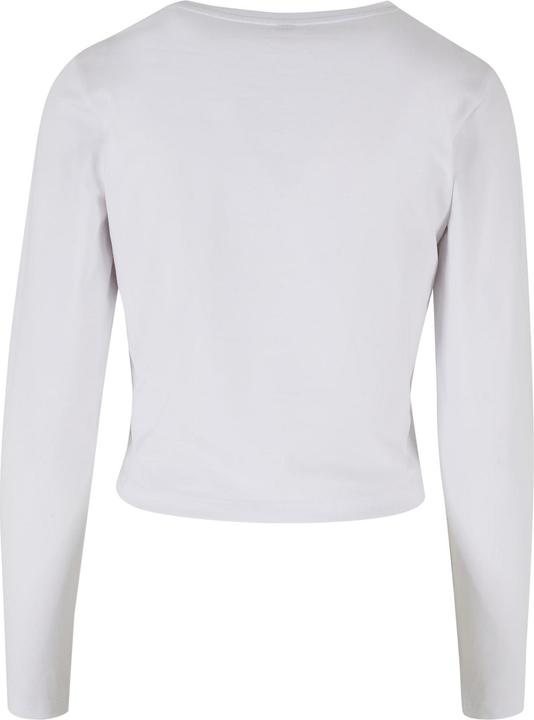 Actual product image Build Your Brand Womens/Ladies Long-Sleeved Crop Top (4XL)