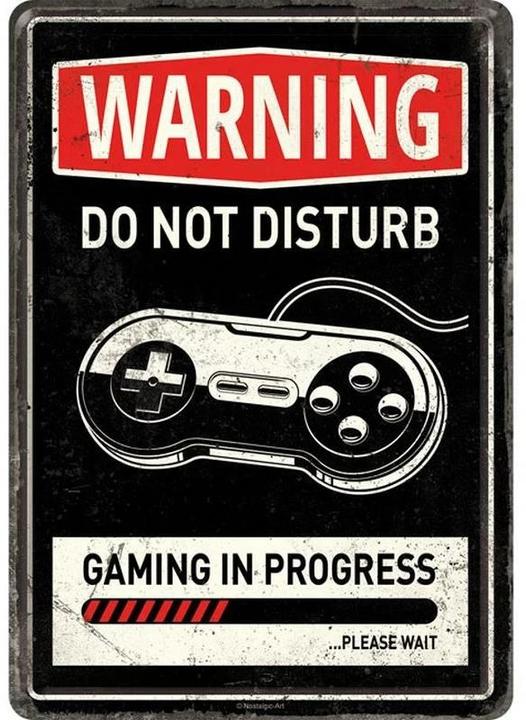 Produktbild Nostalgic-Art Merchandising Postkarte Gaming in progress 14 x 10 cm (1 Stk.)